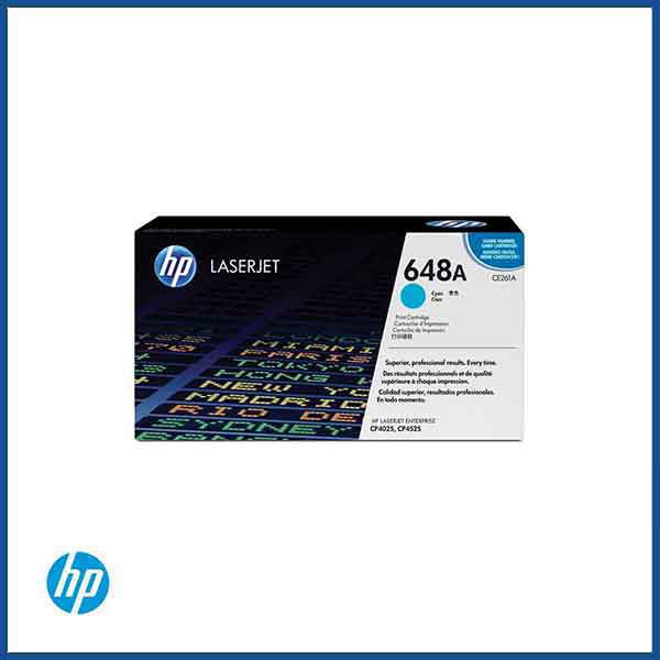 HP 648A (CE261A) Cyan Toner Cartridge 